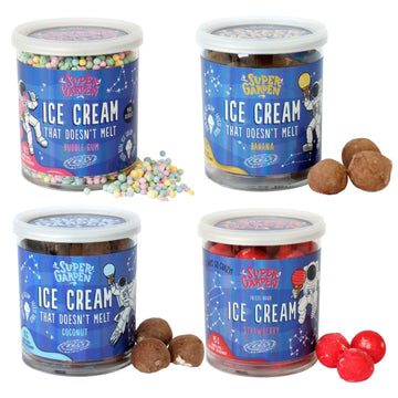 Super Garden Freeze Dried Ice Cream Variety Pack | No Melt Flavorful Freeze Dried Candy | Crunchy & Creamy Freeze Dried Dessert