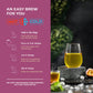 LIFE PLUS STYLE GOURMET Passion Fruit Green Tea - Organic Ceylon Tea, 50 Bags, Healthy Digestion, Refreshing Hot or Cold