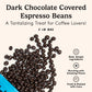 Nuts.com Dark Chocolate Covered Espresso Beans, 2 Pound Bag, Antioxidant Snack for mature-themeds