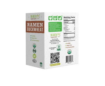 Big Green Organic Food- Organic Buckwheat Ramen, 10.5oz, 100% buckwheat, Gluten-Free, Non-GMO, Vegan (1)