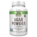 NOW Foods, Agar Pure Powder, Vegetarian Substitute for Gelatin, Gluten-free, Kosher, 5-Ounce