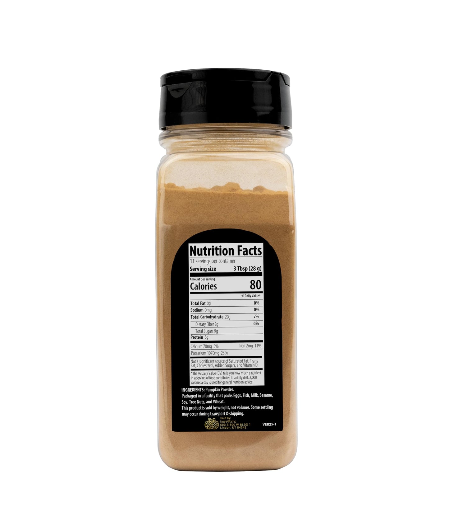 Granaroma Pumpkin Powder, Delicious Baking & Food Additive, Superfood, Pure Pumpkin (11 Ounce)