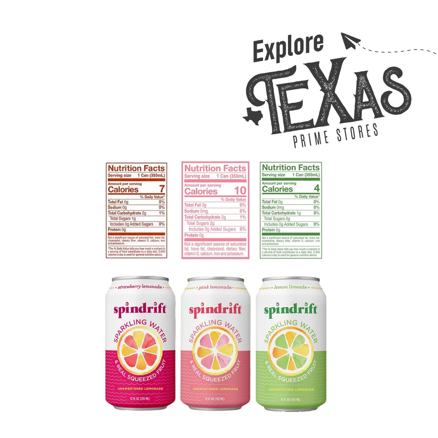 Spindrift Lemonade Collection 20- Pack Of Sparkling Water & Real Squeezed Fruit 12 Fl Oz Can