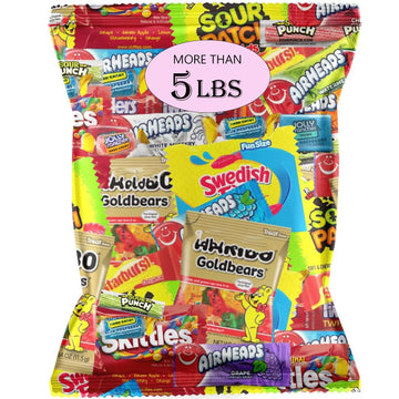 Bulk Candy Variety Pack - Bulk Candy's Individually Wrapped - Candy Bars, Hard Candy, Taffy's, Candy For Every Occasion More Tha