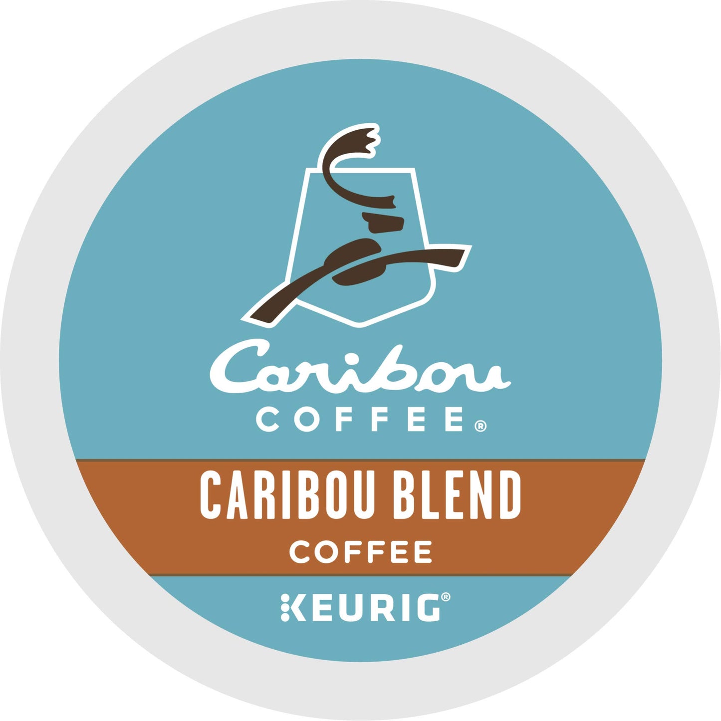 Caribou Coffee Caribou Blend Keurig Single-Serve K-Cup Pod, Medium Roast Coffee, 96 Count