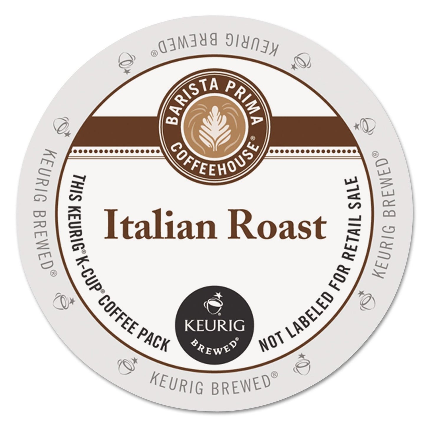 Barista Prima Coffeehouse 6614 Italian Roast K-Cups Coffee Pack, 24/Box
