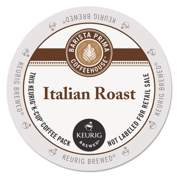 Barista Prima Coffeehouse 6614 Italian Roast K-Cups Coffee Pack, 24/Box