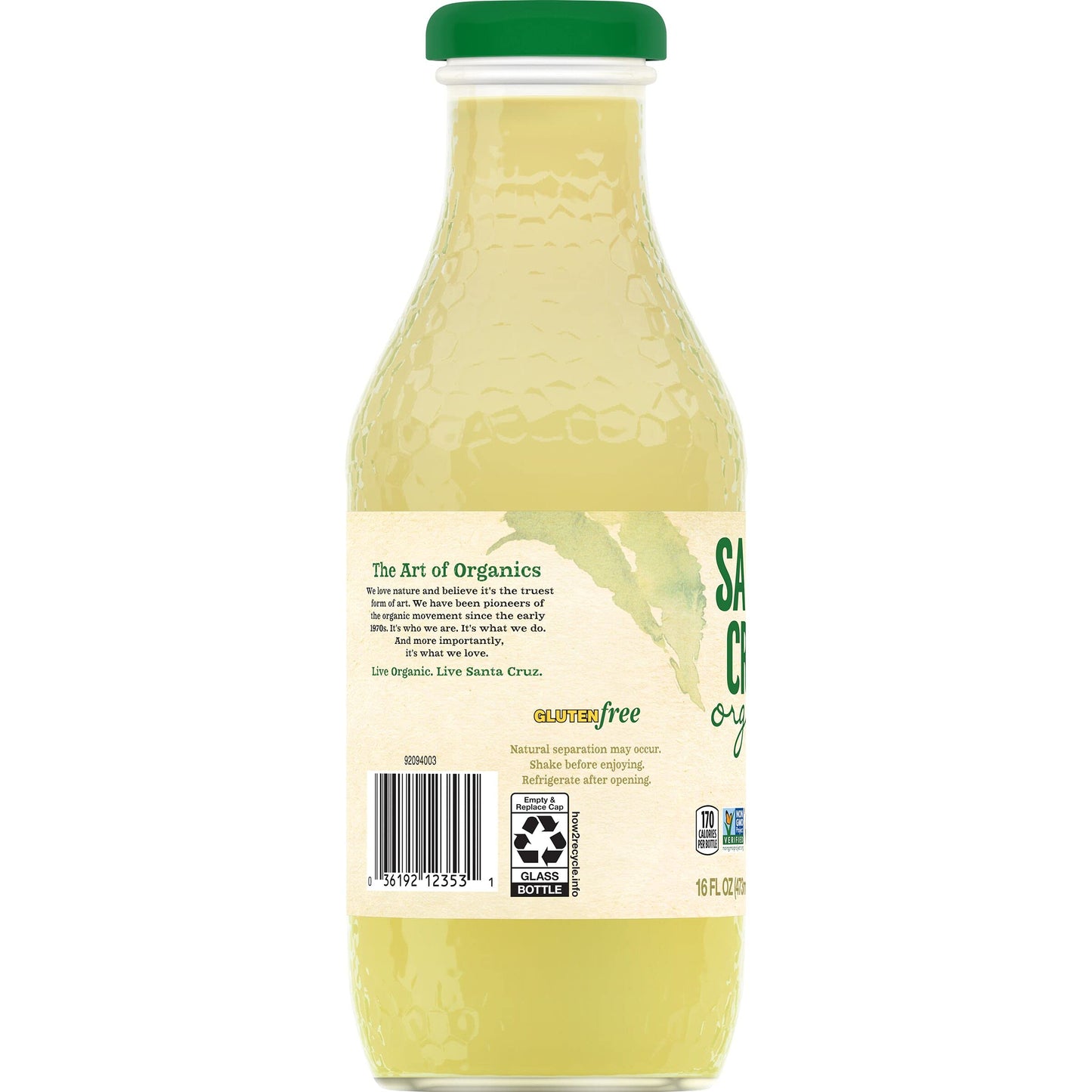 Santa Cruz Organic Lemonade, 16 Ounce (Pack Fo 8)