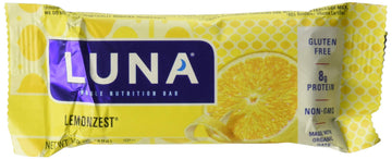 Clif Bar LUNA BAR,OG3,LEMON ZEST, 1.69 OZ