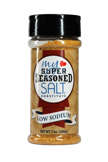 My SUPER SALT Seasoned - Functional All-Purpose Salt Substitute - 85% Less Sodium - Everyday Flavor with Smart Mineral Support -