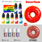 Oil Based Food Coloring - Rainbow Fat Soluble Food Coloring Set For Chocolate, Candy Melts, Buttercream, Baking - 7 Colors Upgra