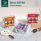 Soeos Spice Seasoning Set of 9 with Integrated Grinders, Individual Spice Grinder, Pure and Fresh Perfect for BBQ Seasoning Gift