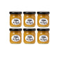 EASTSHORE Sweet & Tangy Mustard - Gourmet Dipping Mustard, 6 Pack of 1.4 oz Mini Jars, No Salt Added, Perfect for Travel & Gift Baskets