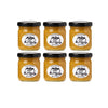 EASTSHORE Sweet & Tangy Mustard - Gourmet Dipping Mustard, 6 Pack of 1.4 oz Mini Jars, No Salt Added, Perfect for Travel & Gift Baskets