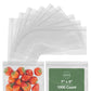 Seal Fresh Pint Zip Bags - 7X5 Inches (1000 Count), 2 Mil - Clear Plastic Reclosable Ldpe Poly Baggies With Resealable Lock Seal