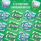 Extra Chewing Gum Bulk Assortment, Sugar Free, Spearmint & Polar Ice, 15 Sticks, 14 Piece Assortment, Green, Model TS0417-A700ML-M