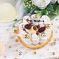 White Pearl Sprinkles for Cake Decorating  4 Sizes Sugar 130g/4.6oz  Cupcake  Ice Cream  Donuts  Macaron Toppings Supplies (2mm  4mm  7mm  1cm)