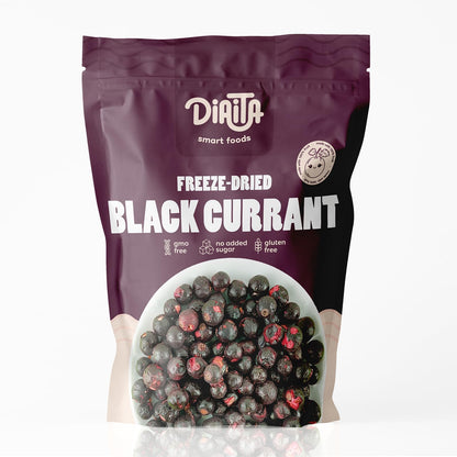 Freeze-Dried Blackcurrant - 7 Pack - 100% Real Fruit, No Sugar Added, Crunchy & Delicious, Long Shelf Life