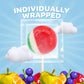Flat Lollipops Hard Candy, Bulk Pack 2 Pounds (75 Count), Assorted Fruit Flavored