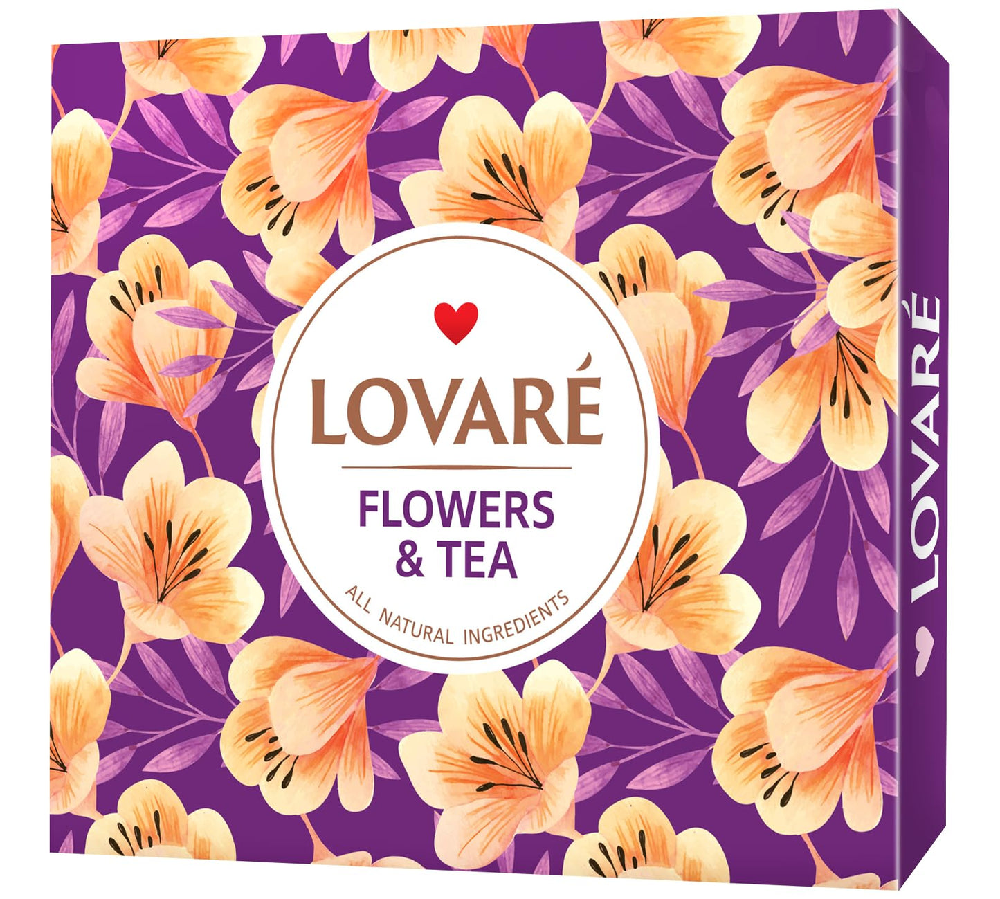 Lovare Tea Bags Variety Pack - Made In Ukraine - Black And Green, Floral Berry, Mixed Blend Assorted Collection - Tea Sampler - Gift Sets For Tea Lovers (60 Bags - 12 Tastes)