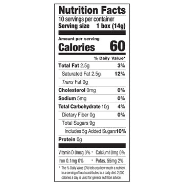 Sun-Maid Vanilla Yogurt Coated Raisins - (10 Pack) 0.5 Oz Mini Snack-Size Box - Yogurt Covered Dried Fruit Snack For Lunches And