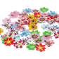 KSINWCOI Edible Flower Wafer Paper Cake Toppers 120pcs Rice Paper for Baking Birthday Party Decorations