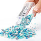 EPHVODI Snowflake Sprinkles Mix - Blue Baking Cake Toppers, 5.8 oz Jar, Ideal for Cookies, Ice Cream, and Celebrations