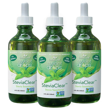 Sweetleaf Steviaclear Sweet Drops - Natural Stevia Liquid Sweetener, Pure Stevia Drops, No Bitter Aftertaste, Liquid Sugar Alter