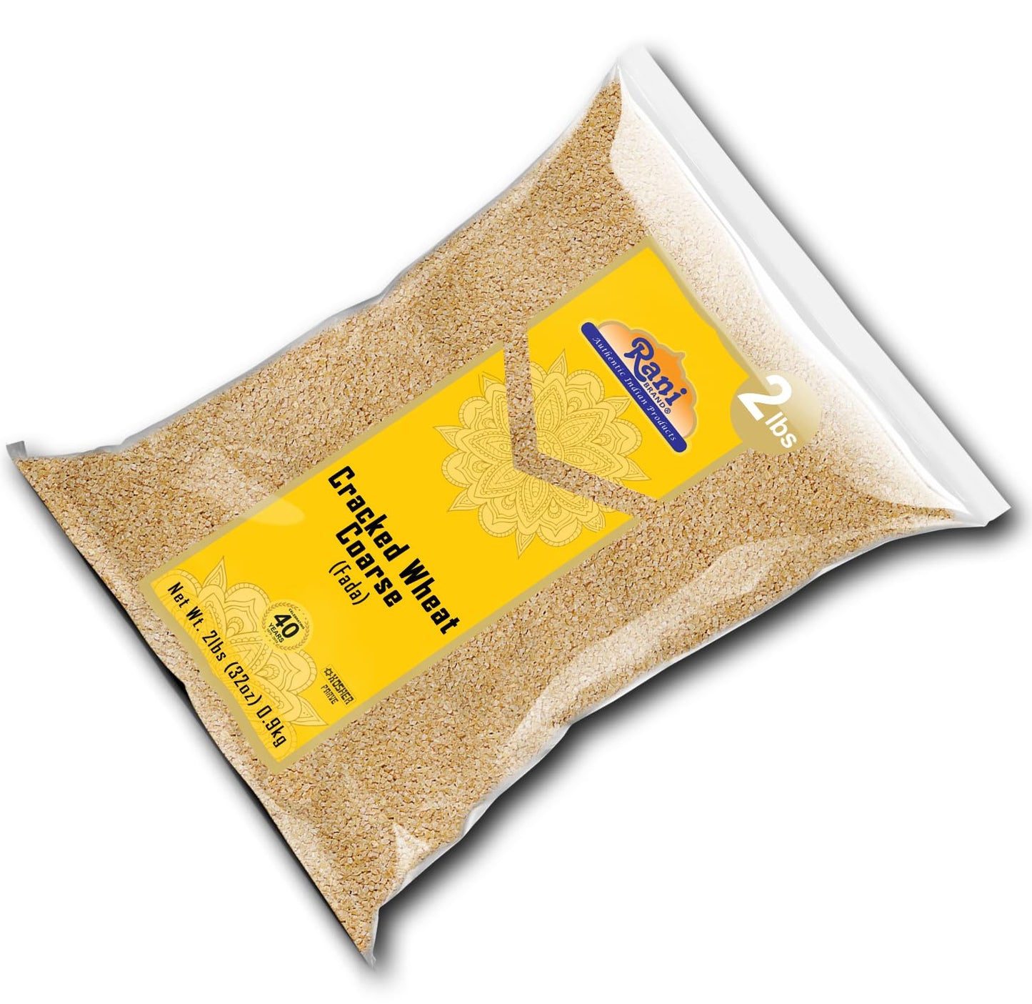 Rani Cracked Wheat Coarse (Fada/Commonly Called Bulgur #2) 32Oz (2Lbs) 907G ~ All Natural | Vegan | No Colors | Non-Gmo | Indian Origin (Dalia)