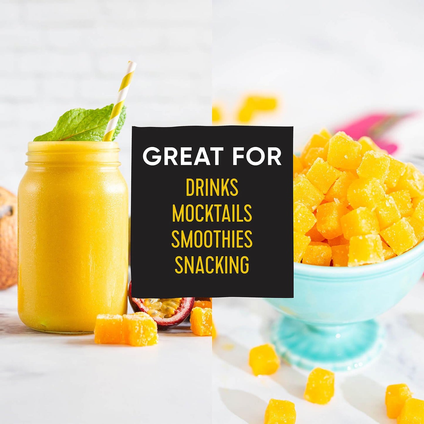 Pitaya Foods - Frozen Organic Passion Fruit Bite-Sized Pieces, Pre-Packaged Frozen Fruit, No Added Sugar or Preservatives, Good