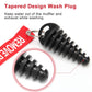 Muffler Exhaust Wash Plug, Coitak 06-15 Wash Plug For Motorcycle Bike 2 Stroke Rubber Exhaust Silencer (2 Pack) (06-15)