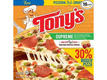 Tonys Pizzeria Style Pizza Supreme, 20.6 Ounce -- 16 per case.
