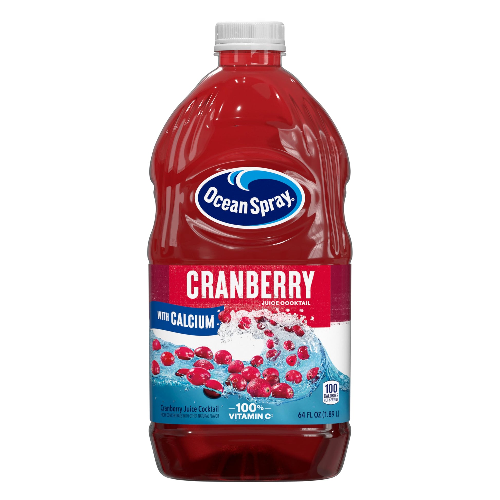 Ocean Spray Cranberry Juice Mixed Flavor With Calcium  64 Fl Oz Bottle