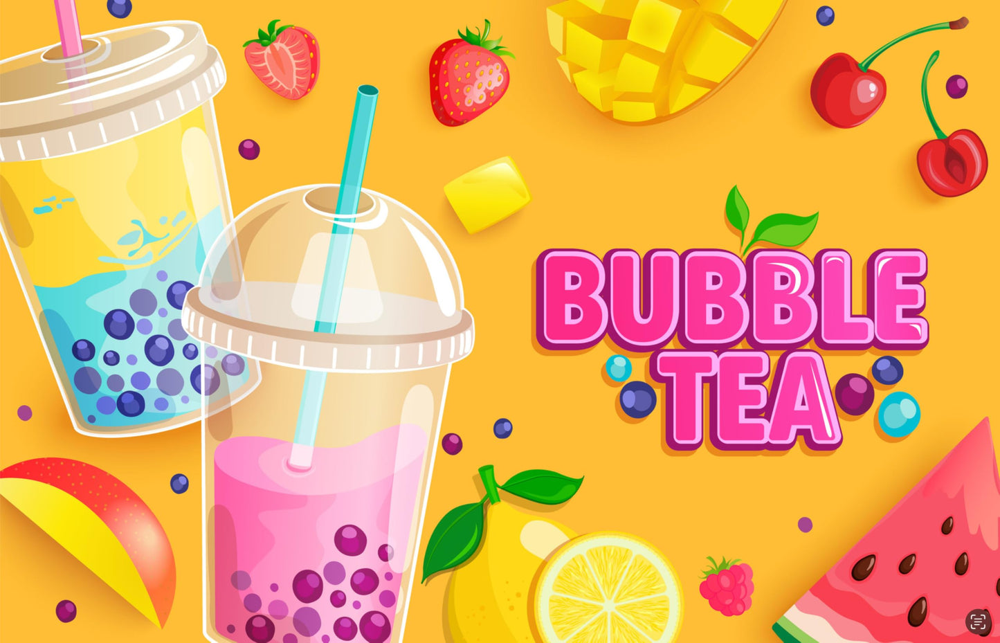 Panda Products Popping Boba 3-Flavor Party Kit - Blueberry, Green Apple, Lychee | Bursting Boba Pearls | 130G Each