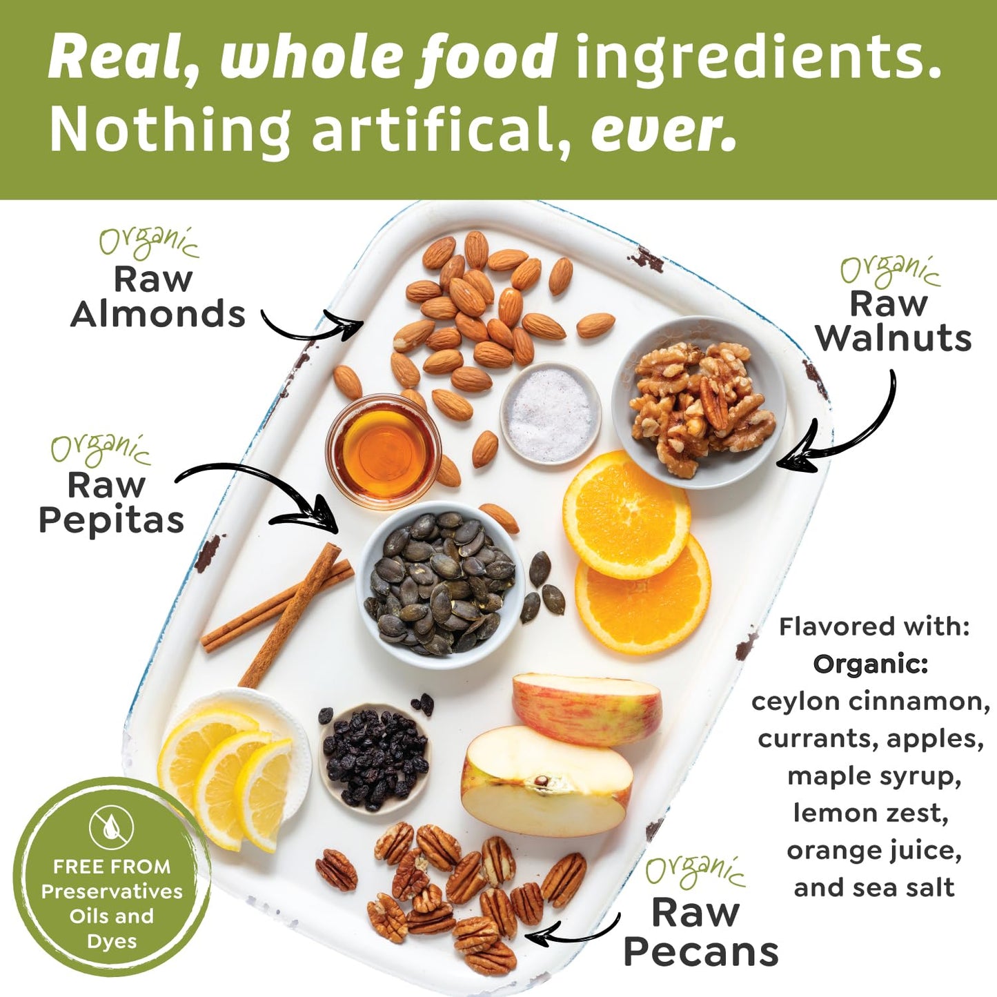 Witzi'S Grain Free Granola, Original, 5Oz (Pack Of 3), Made With Almonds, Apples & Cinnamon, Vegan, Keto, Gluten Free, Healthy S