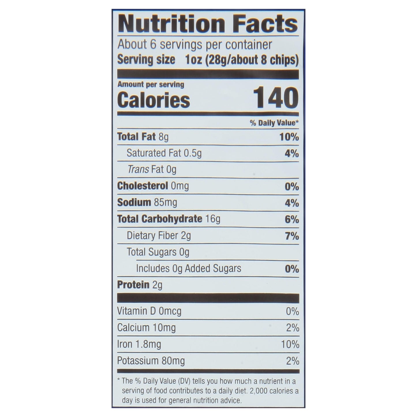 Garden Of Eatin' Tortilla Chips, Sesame Blues, 5.5 Oz (Pack Of 12)