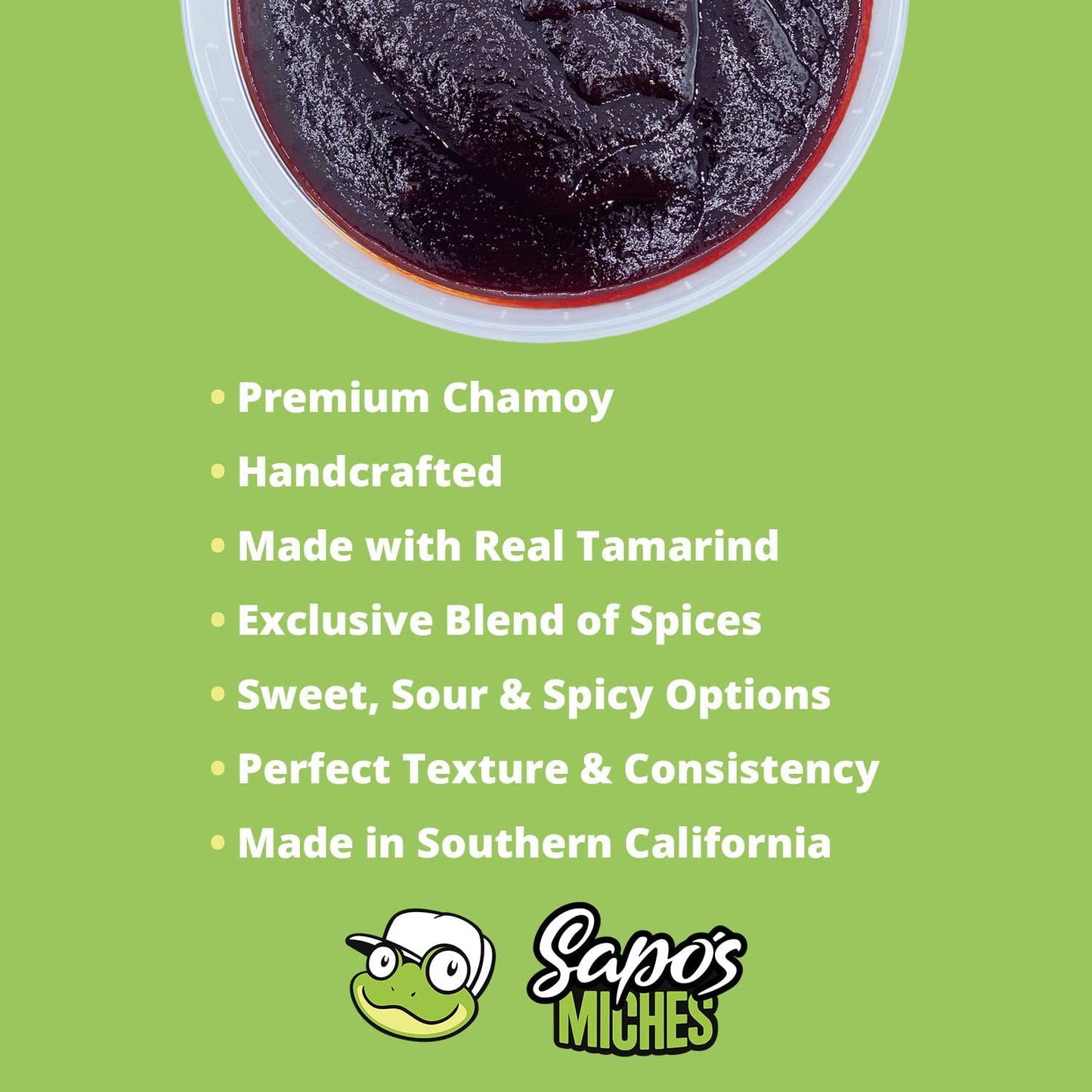 Sapo'S Miches Chamoy Rim Rimming Paste Sauce Candy Dip For Drinks, Micheladas, Fruit, 8 Oz (Spicy Lime)