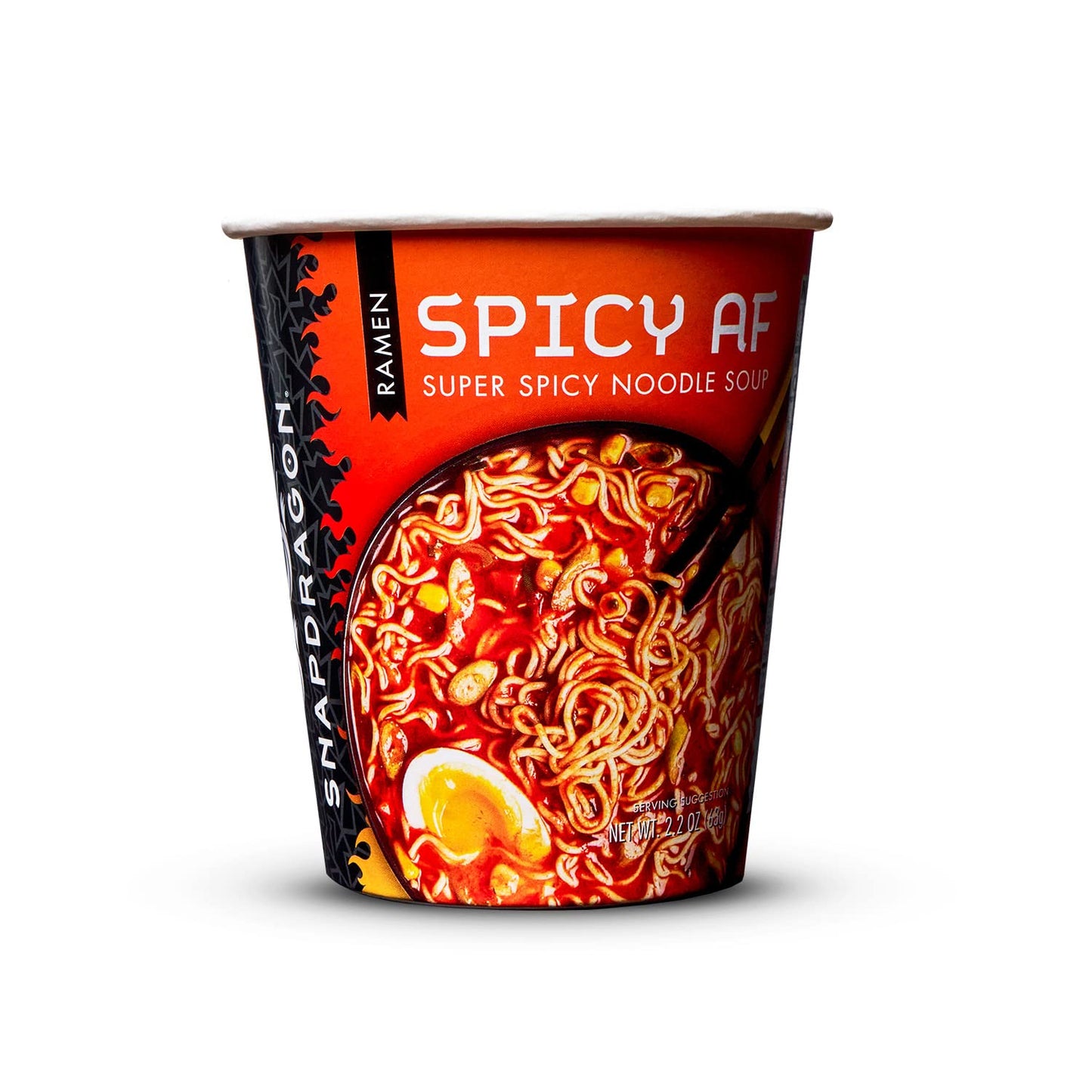 Snapdragon Super Spicy Ramen Six Pack - Rich Spicy Broth With Authentic Ramen Noodles, Authentic Flavors,Satisfy Your Craving, I