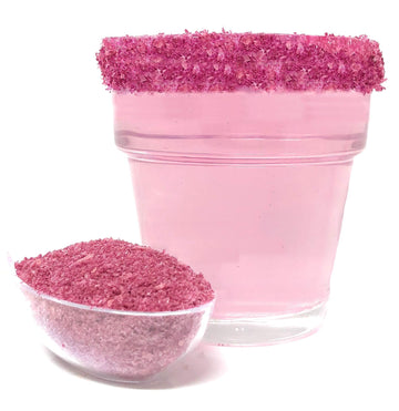 Snowy River Pink Cocktail Salt - 8oz Kosher Beverage Rimmer, Naturally Colored Margarita Rimming Salt