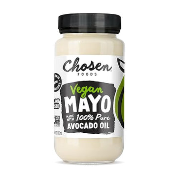 Chosen Foods Classic Vegan Avocado Oil-Based Mayonnaise, Gluten & Dairy Free, Low-Carb, Keto & Paleo Diet Friendly, Mayo For Sandwiches, Dressings And Sauces (24 Fl Oz)