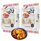 Korean Rice Cake Tteokbokki Stick - 2 Pack (3 Individual Package X 2 Pack) Vegan, Non-GMO, Gluten Free, Tteok Rice Cakes Food Pa