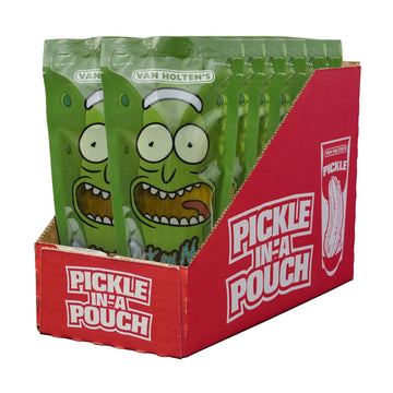 Van Holtens Pickles Pickle Rick Character Pickle-In-A-Pouch 12 Pack
