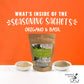 Gwennie On The Go - Seasoning Sachets | Oregano & Basil | Certified Organic | Gluten- Free | Resealable Pouch | Seasoning Mix Pa