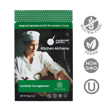 Refined Lambda Carrageenan ⊘ Non-Gmo ☮ Vegan ✡ Ou Kosher Certified - 50G/2Oz