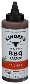 KINDERS Organic Mild BBQ Sauce 15.5oz, 15.5 OZ