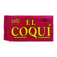 Cafe El Coqui Dark Roast Espresso Ground Coffee, Authentic Puerto Rican Style, 8.83 oz, Pack of 12