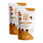 Just The Fun Part Mini Waffle Cones, Filled with Belgian Chocolate, 4.23 oz (Pack of 2), Kosher Snacks and Desserts