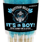 Buffalo Bills It’S A Boy Light Blue Rock Candy On A Stick (12-Ct Cup Wrapped Rock Candy Sticks)
