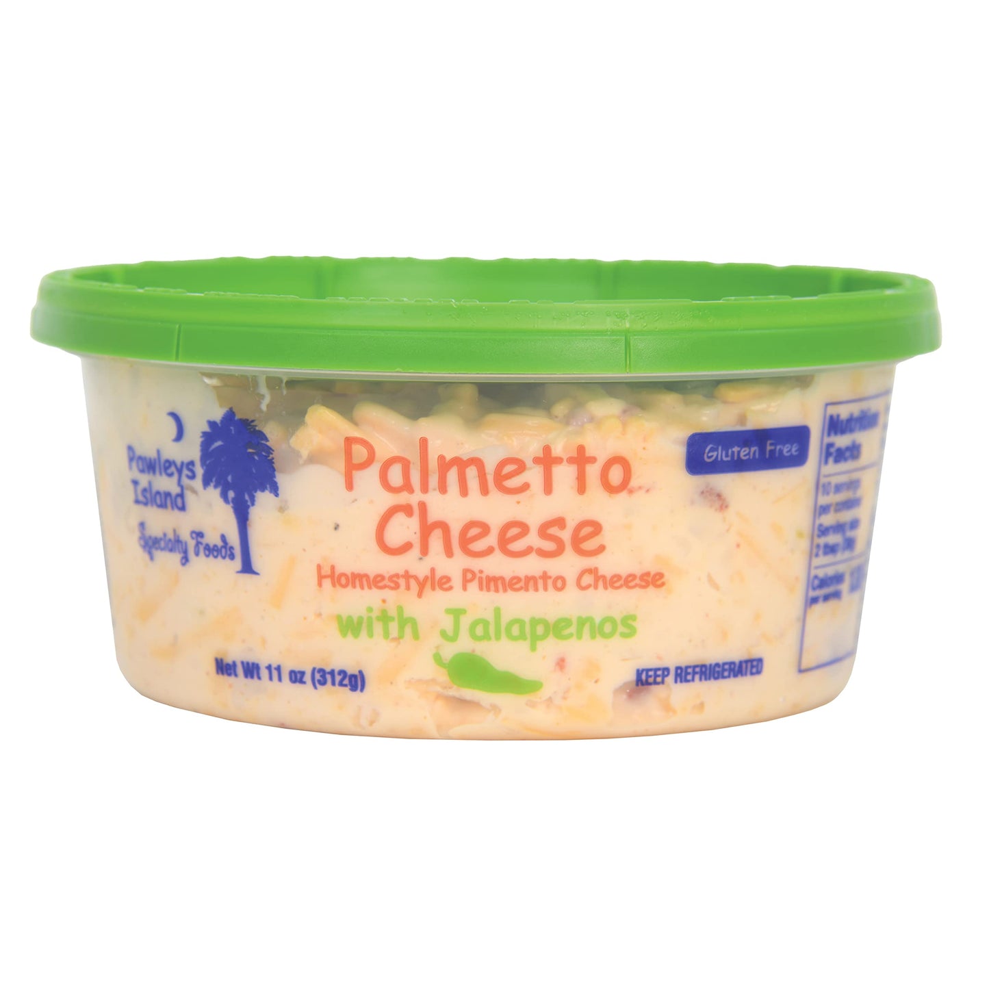 PALMETTO CHEESE Jalapeno Pimento Cheese Spread - Homestyle Spreadable Cheddar Cheese for Holiday Sides and Appetizers, Burgers, 