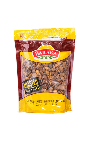 Baraka's Salted Red Watermelon Seeds, Roasted. (230g)